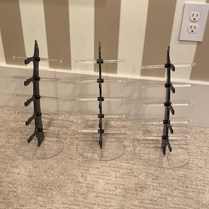 Sunglass Stand. Each holds 5 pairs.